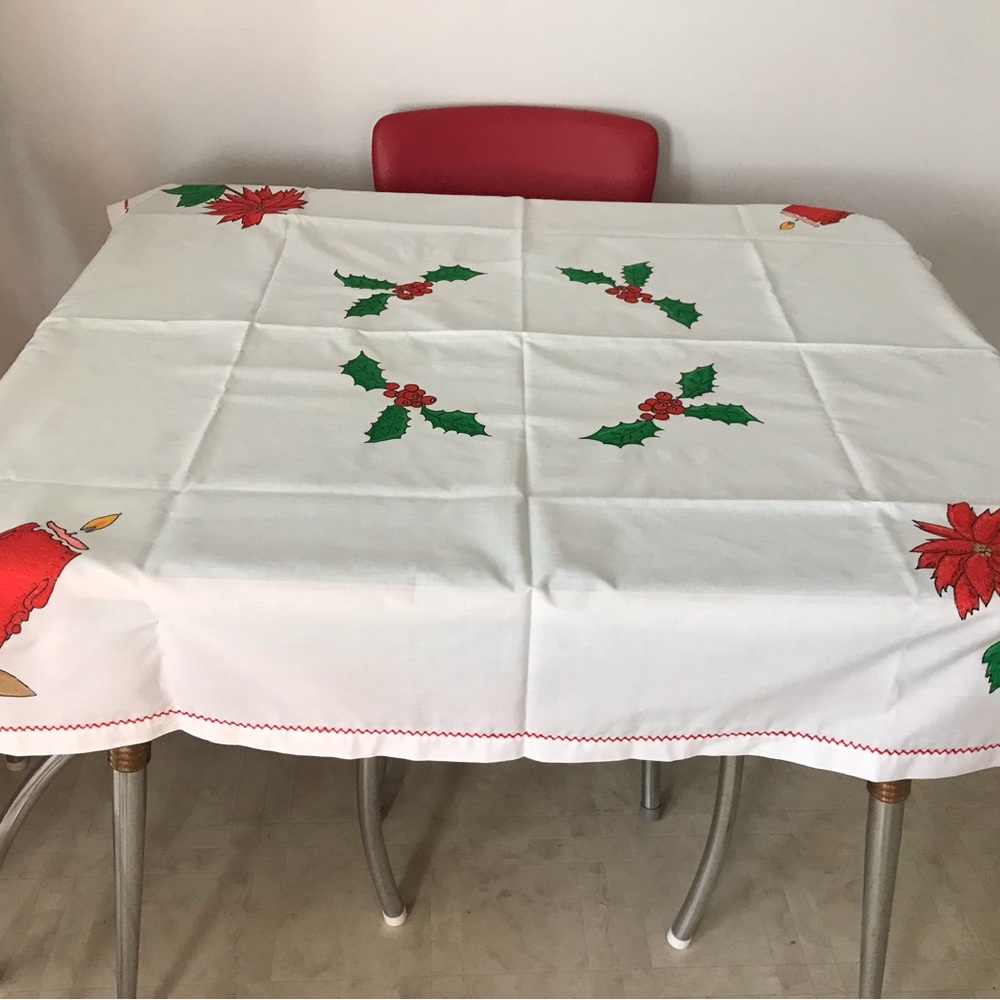 Vintage Xmas tablecloth